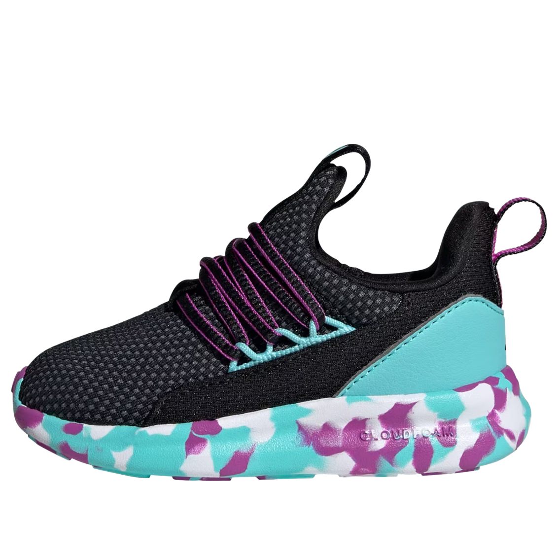 (TD) Adidas Lite Racer Adapt 7.0 'Core Black Purple Burst'