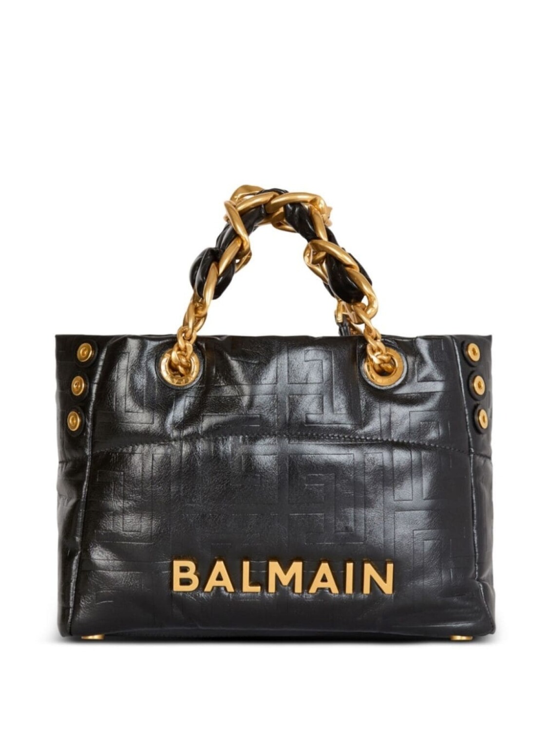 

Balmain маленькая сумка-тоут 1945 Soft, черный