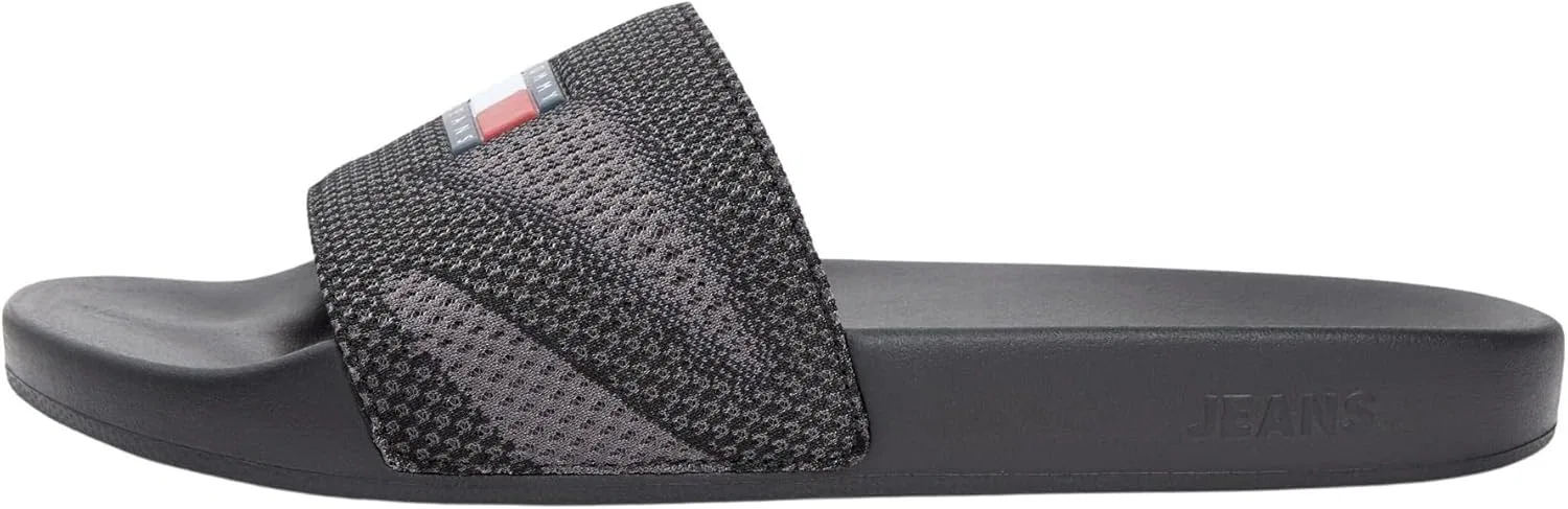 Мужские летние сандалии Tommy Jeans TJM, размер 26, модель Em0em01697, Black Zinc Grey