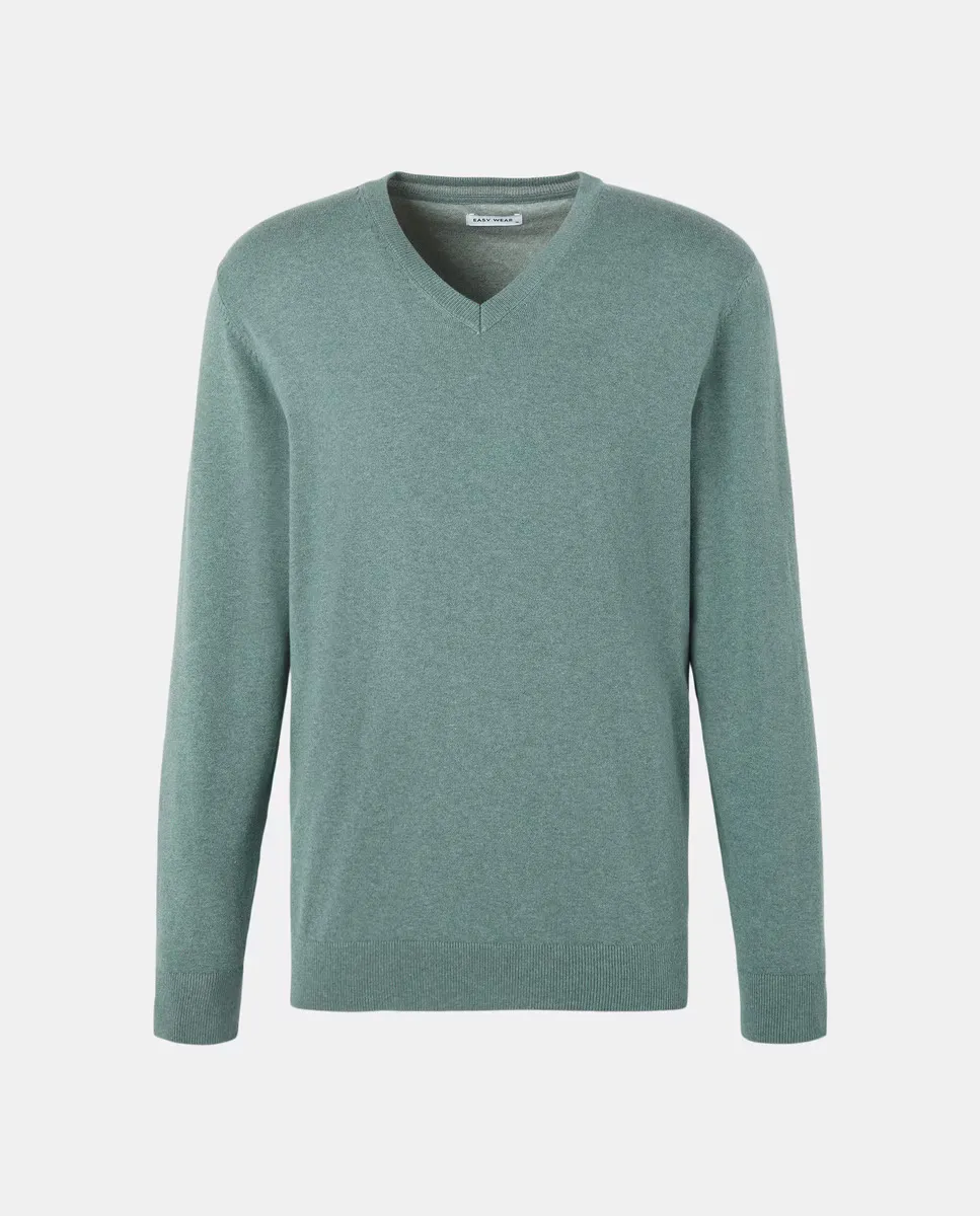 

Однотонный джемпер для мужчин Easy Wear, зеленый