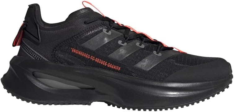 Беговые кроссовки adidas Fluidflash для взрослых, унисекс, черный/красный — фото 2