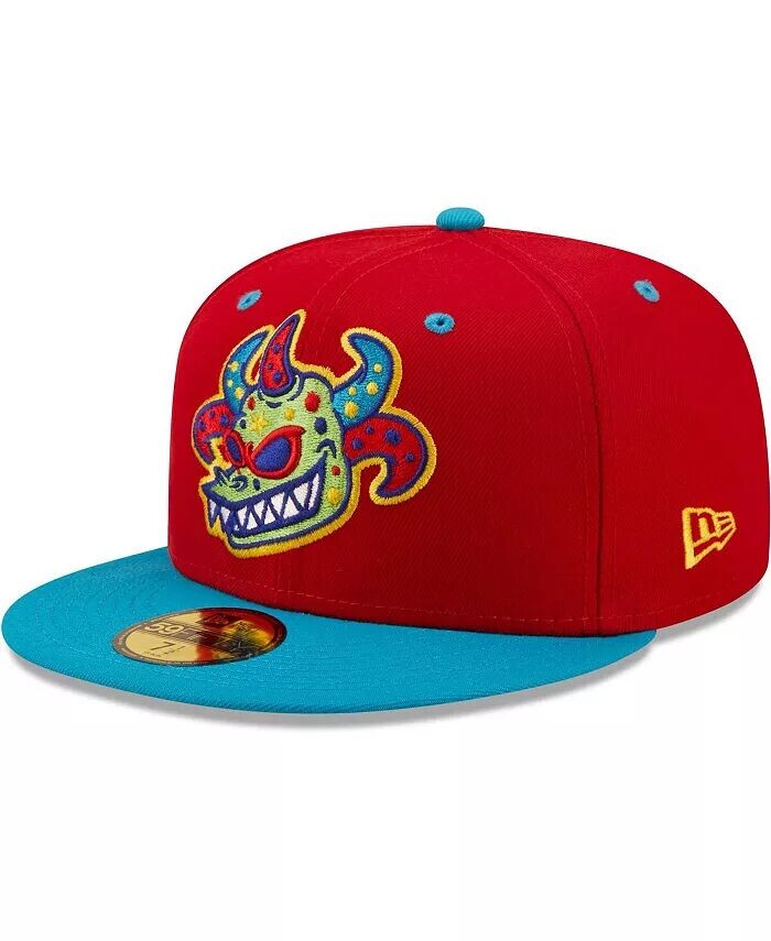 

Мужская красная, бирюзовая шляпа Vejigantes de Scranton/Wilkes-Barre Copa De La Diversion 59FIFTY New Era