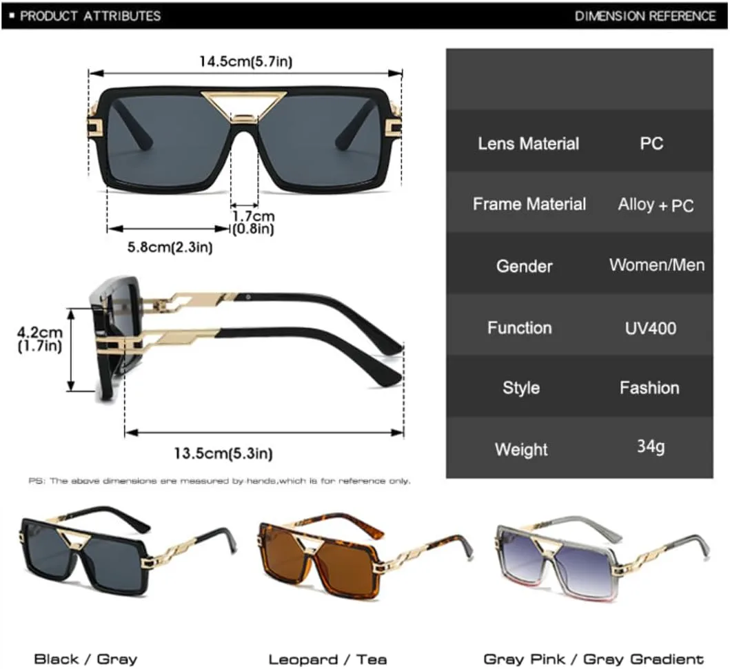 

Солнцезащитные очки с двойной перемычкой для женщин и мужчин, ретро-стиль, градиентные линзы, защита от УФ-излучения UV400, в тренде UATXTAU, Leopard Green Tea