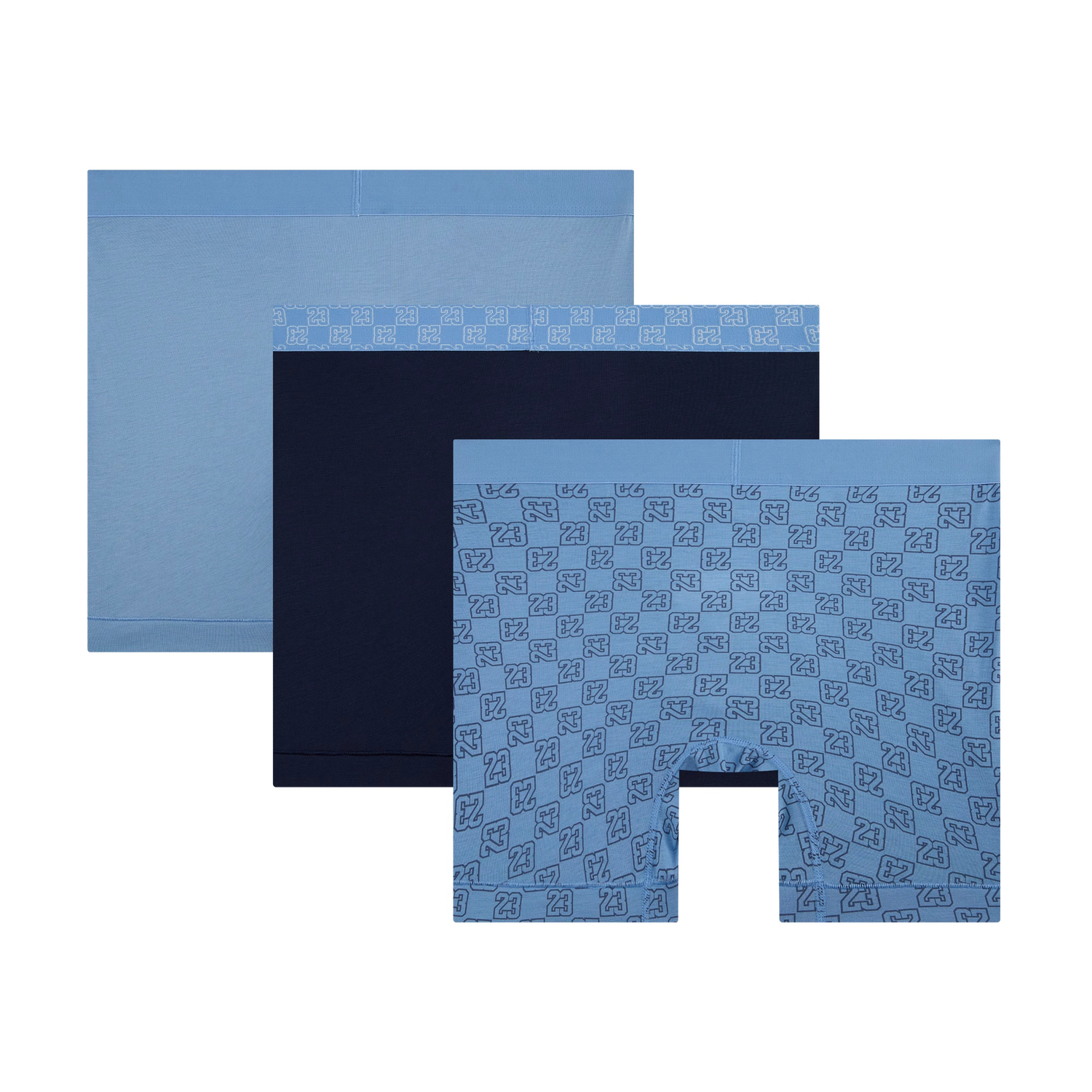 23 монограммные боксеры упаковка из трех штук Jordan, Chambray Color-3 Pack — фото 2