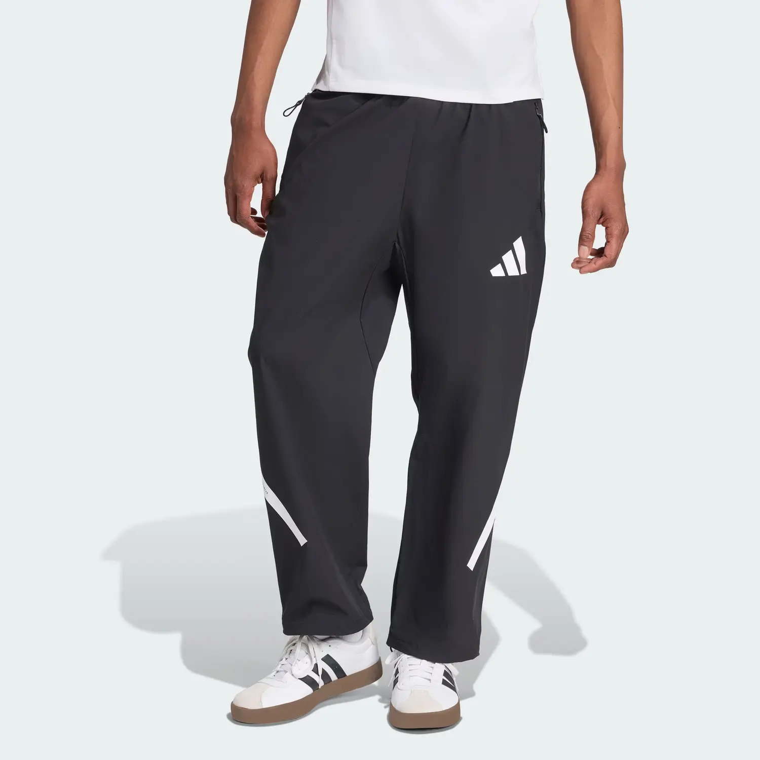 Штаны True Healing Series SS25 ZNE WOVEN JOGGERS мужские повседневные Adidas, черно-белый — фото 2