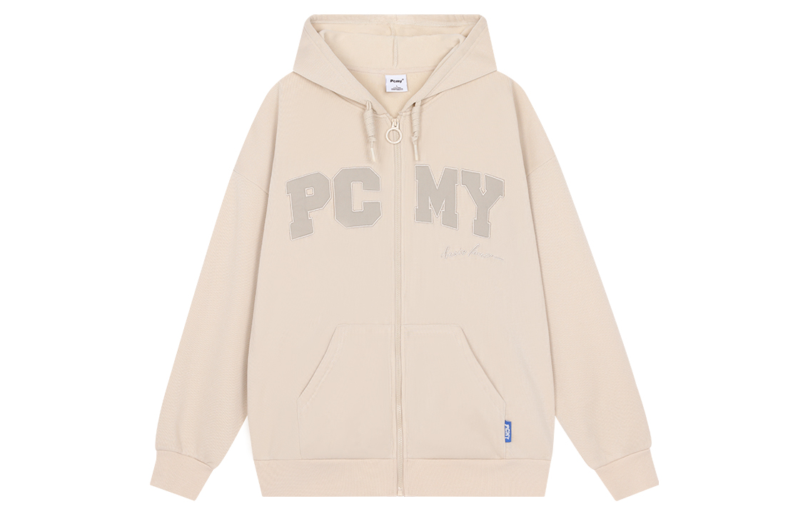 

Толстовка с флисовой подкладкой Unisex PCMY, бежевый