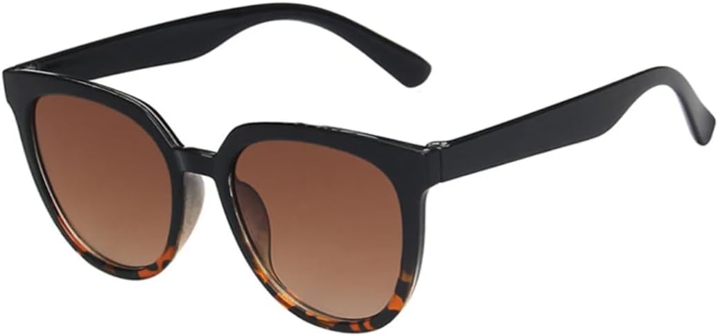 

Солнцезащитные очки с защитой UV400 | Маленькие овальные линзы конфетного цвета | для женщин и мужчин, для занятий спортом на открытом воздухе и вождения DSVIGF, Black Tea