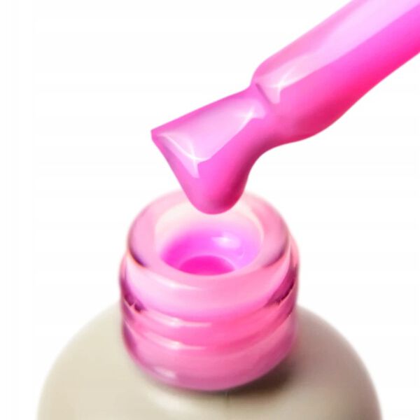 Гель для моделирования ногтей УФ/светодиод неоновый розовый, 8 мл Pnb Strong iron gel, цвет neon pink — фото 3