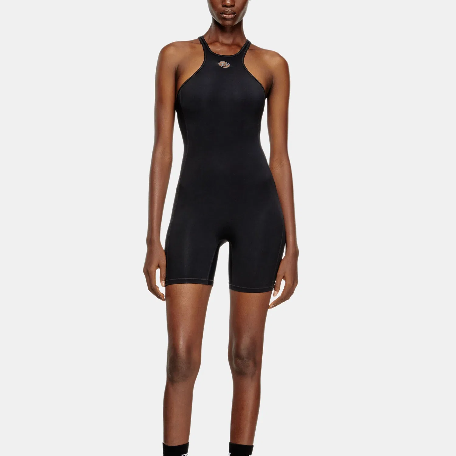 Комбинезон DIESEL Nydia Cut Out Oval Black — фото 3