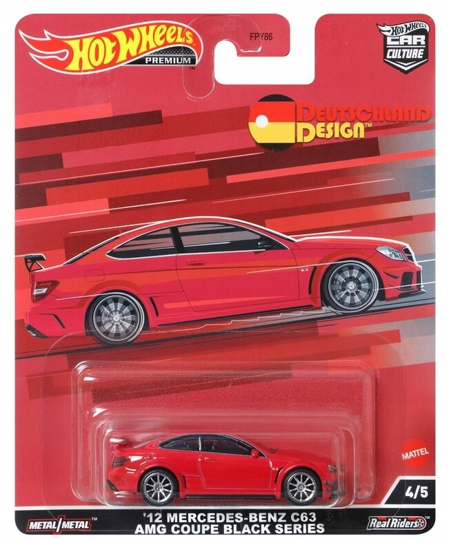 

Автомобиль Mattel Hot Wheels ПРЕМИУМ Mercedes-Benz C63 AMG Coupe