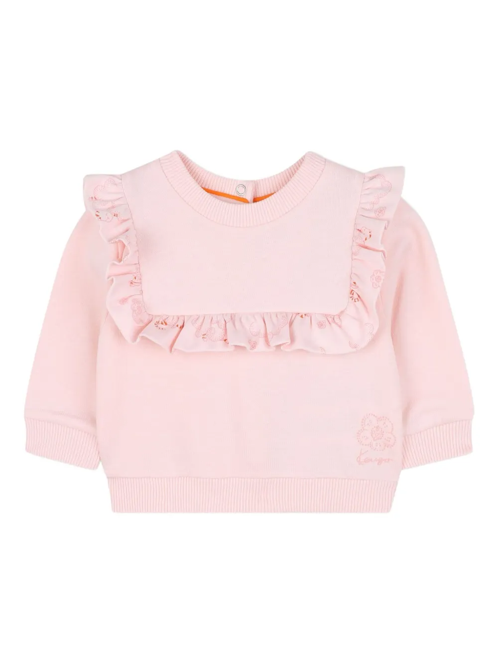 Комплект-двойка с оборками Kenzo Kids, розовый — фото 4