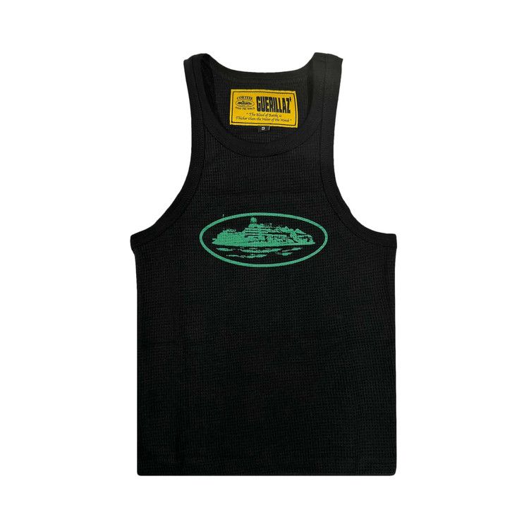 

Топ Corteiz Alcatraz Tank Top, Black/Green