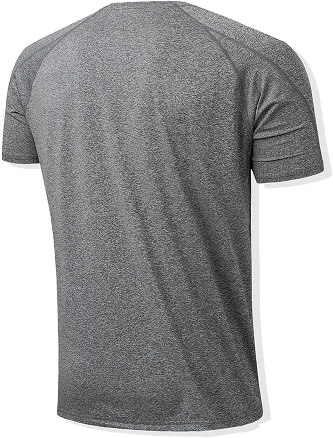 Футболка для тренировок мужская, Quick Dry, Athletic, A01_black — фото 4