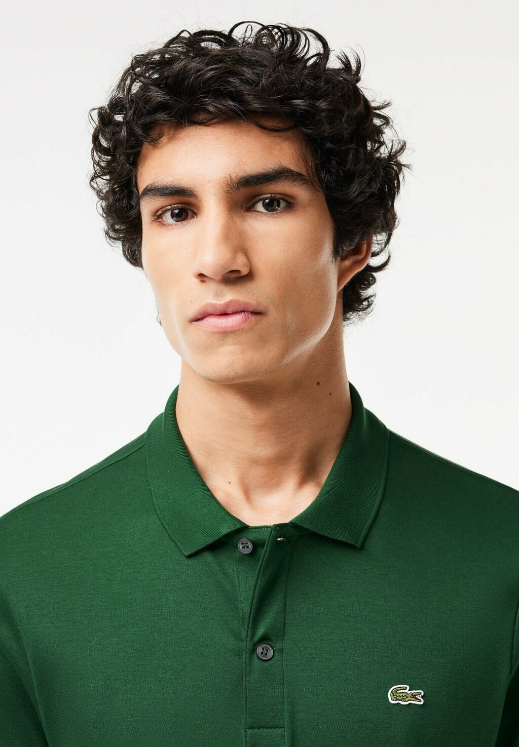 Рубашка-поло Lacoste, цвет vert — фото 4