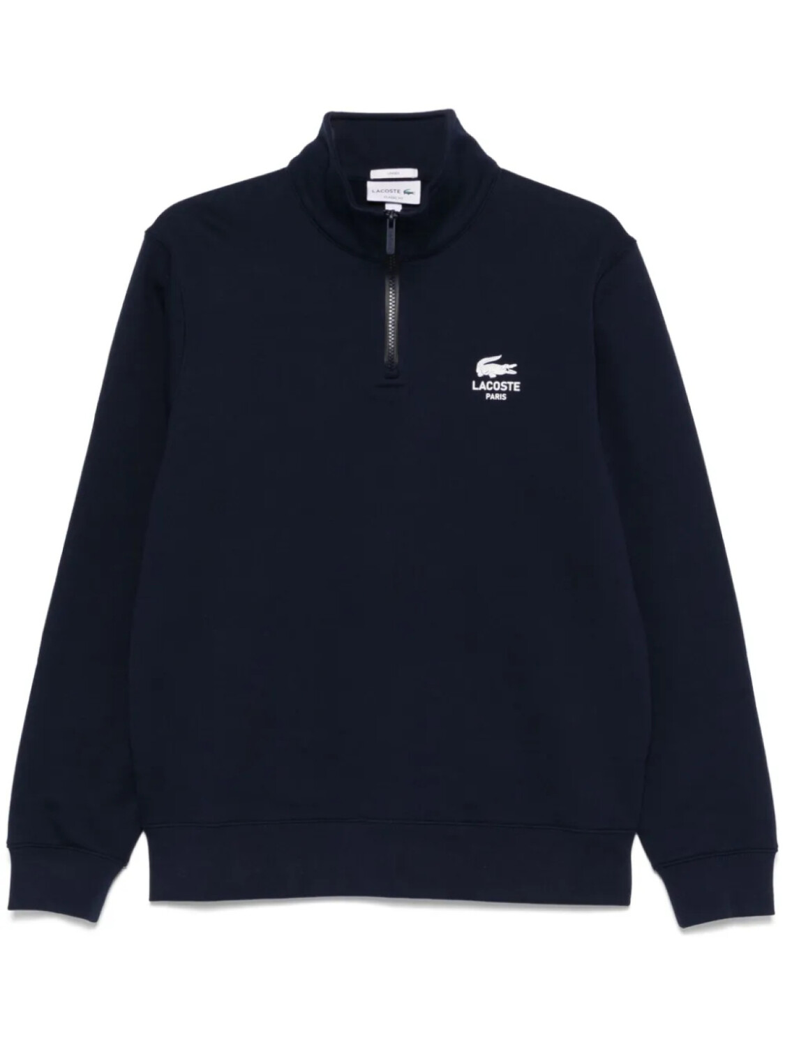 Lacoste толстовка с высоким воротником и логотипом, синий