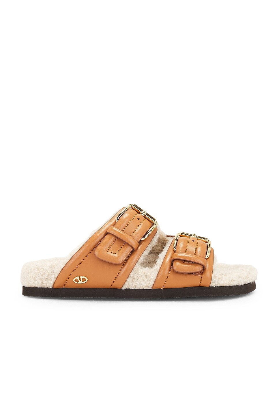 

Слайды женские Fussfriend Slide Valentino Garavani, цвет Almond Beige & Naturale