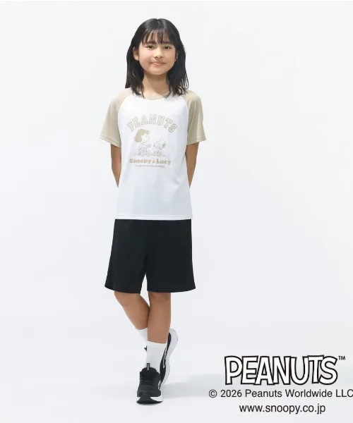 Детская футболка с UV защитой и быстрой сушкой ICOOL PEANUTS черно-белая — фото 3