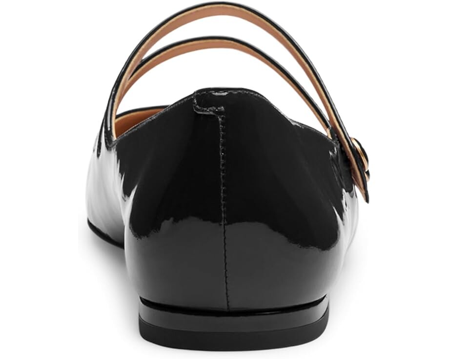 Туфли на плоской подошве COACH Winley Mary Jane, черный — фото 3