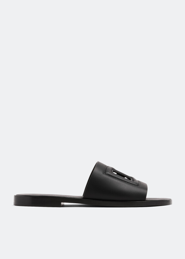 

Сандалии Dolce&Gabbana Calfskin Slide, черный