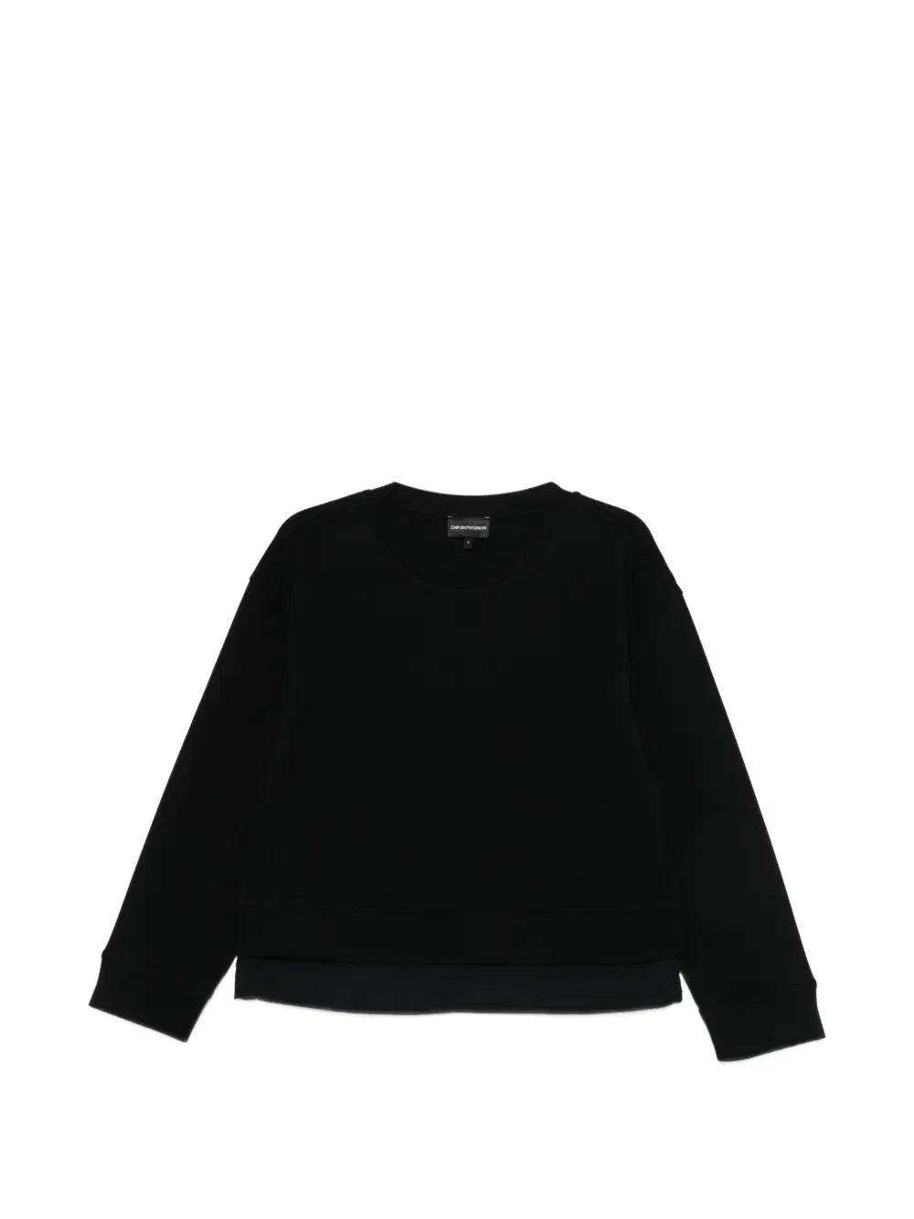 Многослойная толстовка Emporio Armani, черный