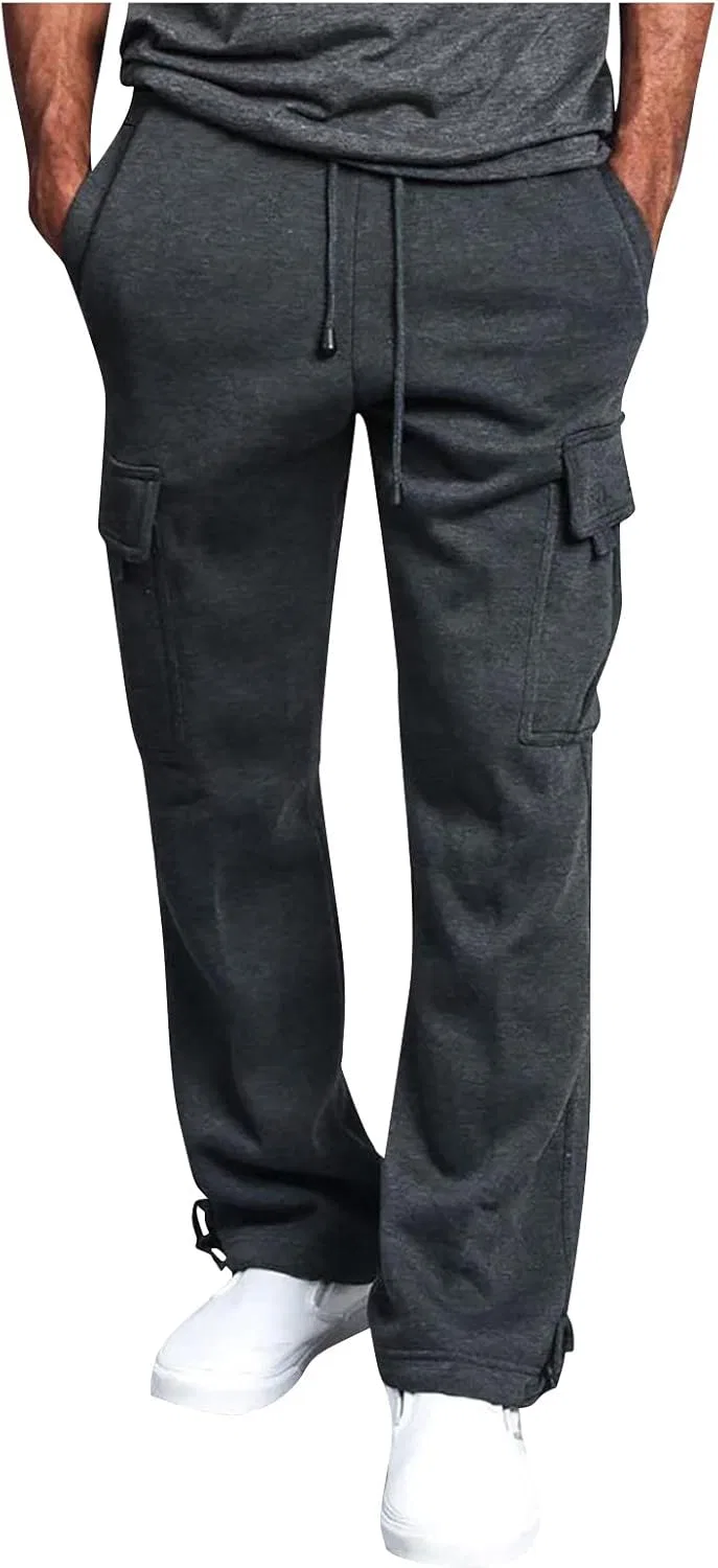 Спортивные штаны, карго, Heavyweight, 3-dark Gray