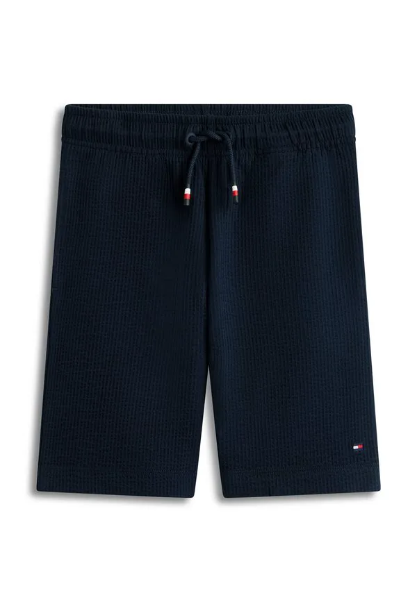 Спортивные шорты из джерси сирсакера Tommy Hilfiger, Dark Night Navy — фото 4