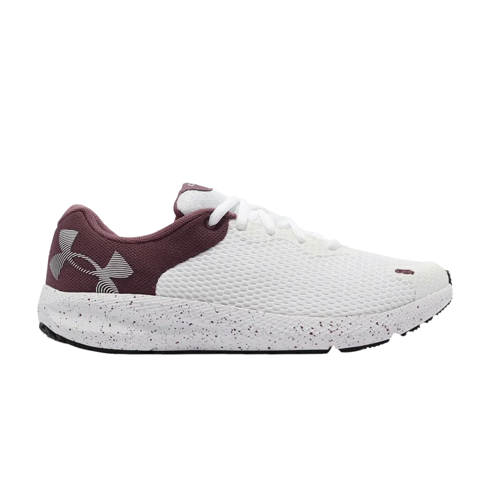 

Кроссовки Wmns Charged Pursuit 2 Big Logo Speckled Under Armour, белый