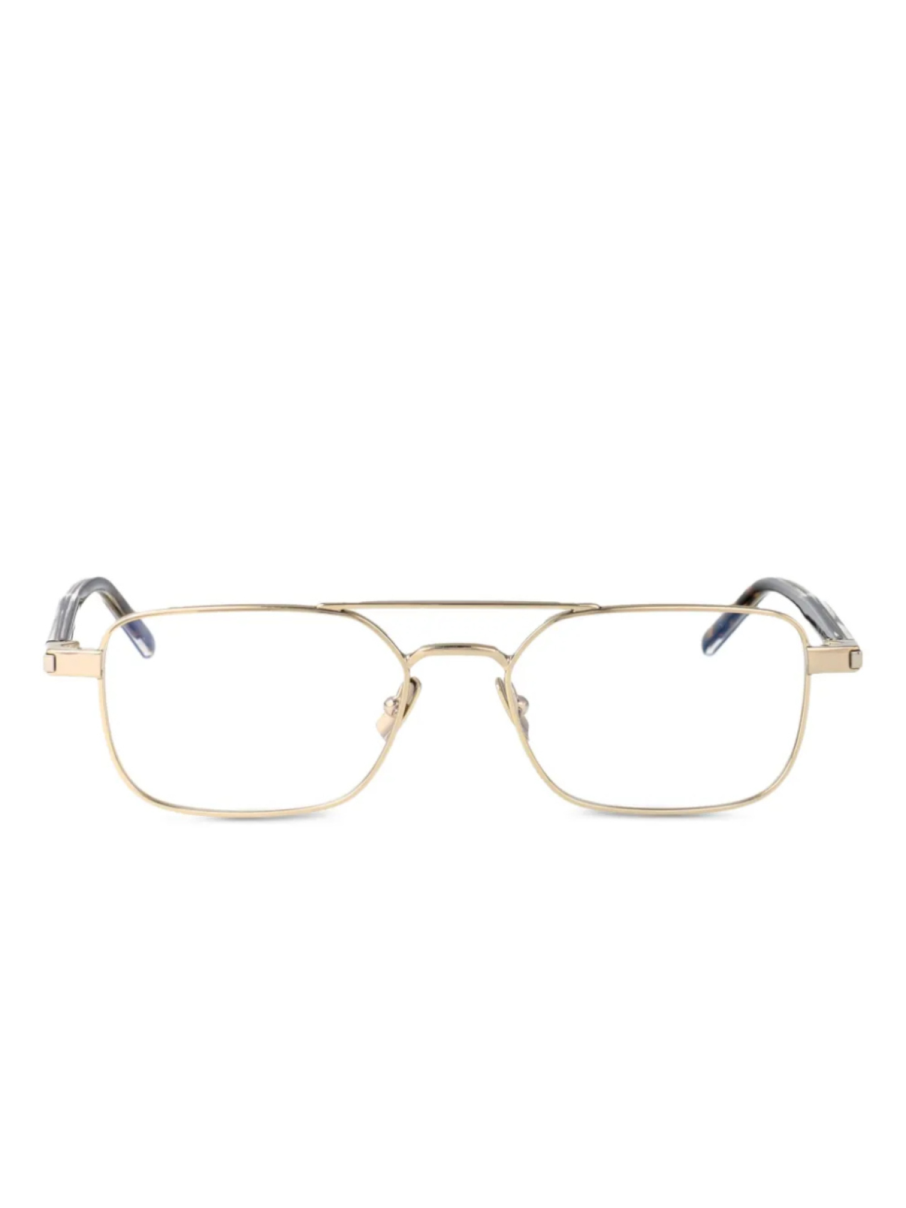 

Saint Laurent Eyewear rectangle-frame очки, золотой