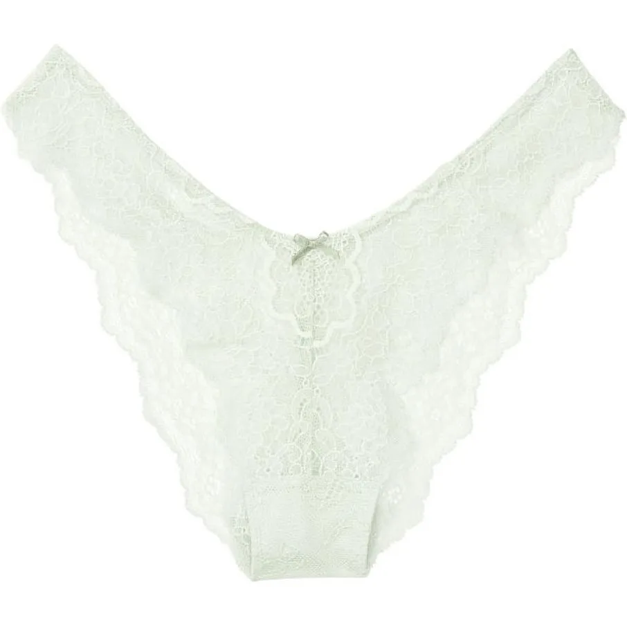 Victoria's Secret Трусики DREAM ANGELS, 1 шт, серо-зеленые