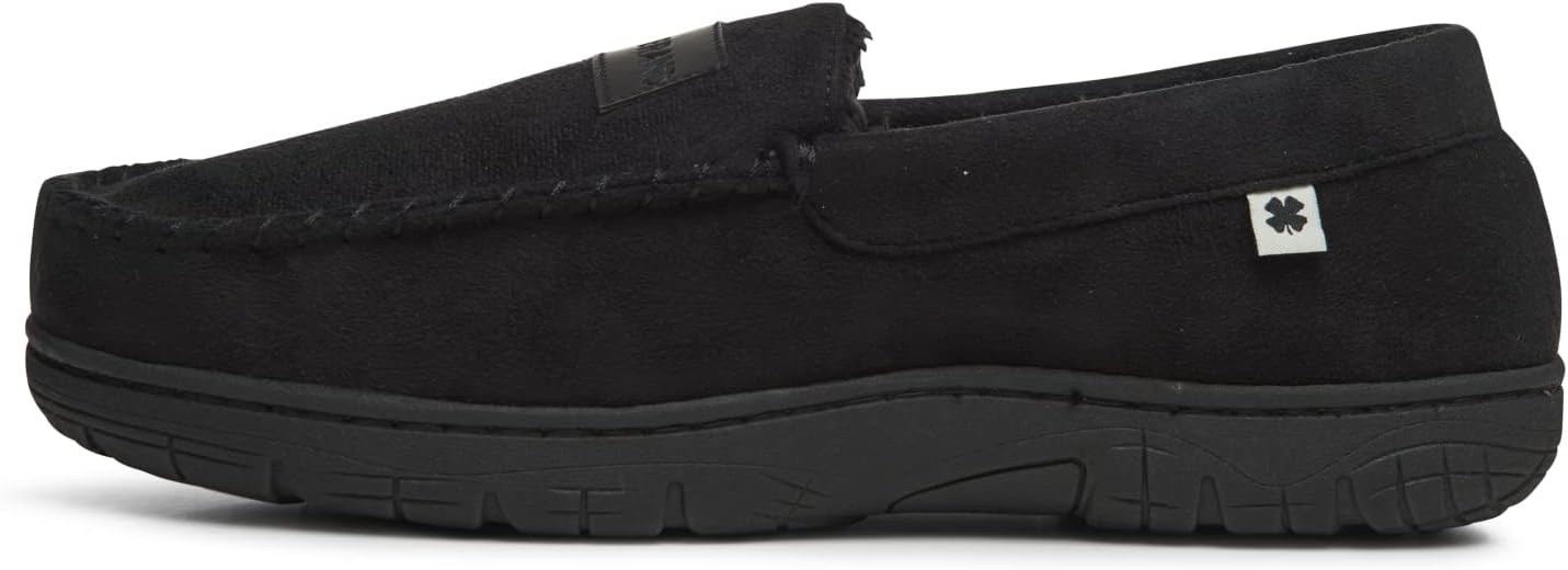 Мужские мокасины-тапочки Lucky Brand из микрозамши, черный — фото 2