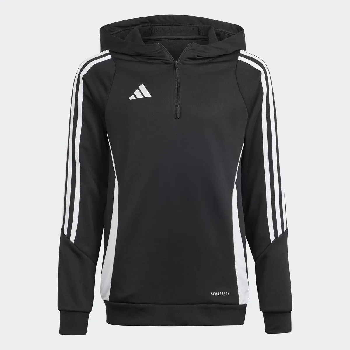 

Детская толстовка с капюшоном Adidas Tiro 24, черный/белый