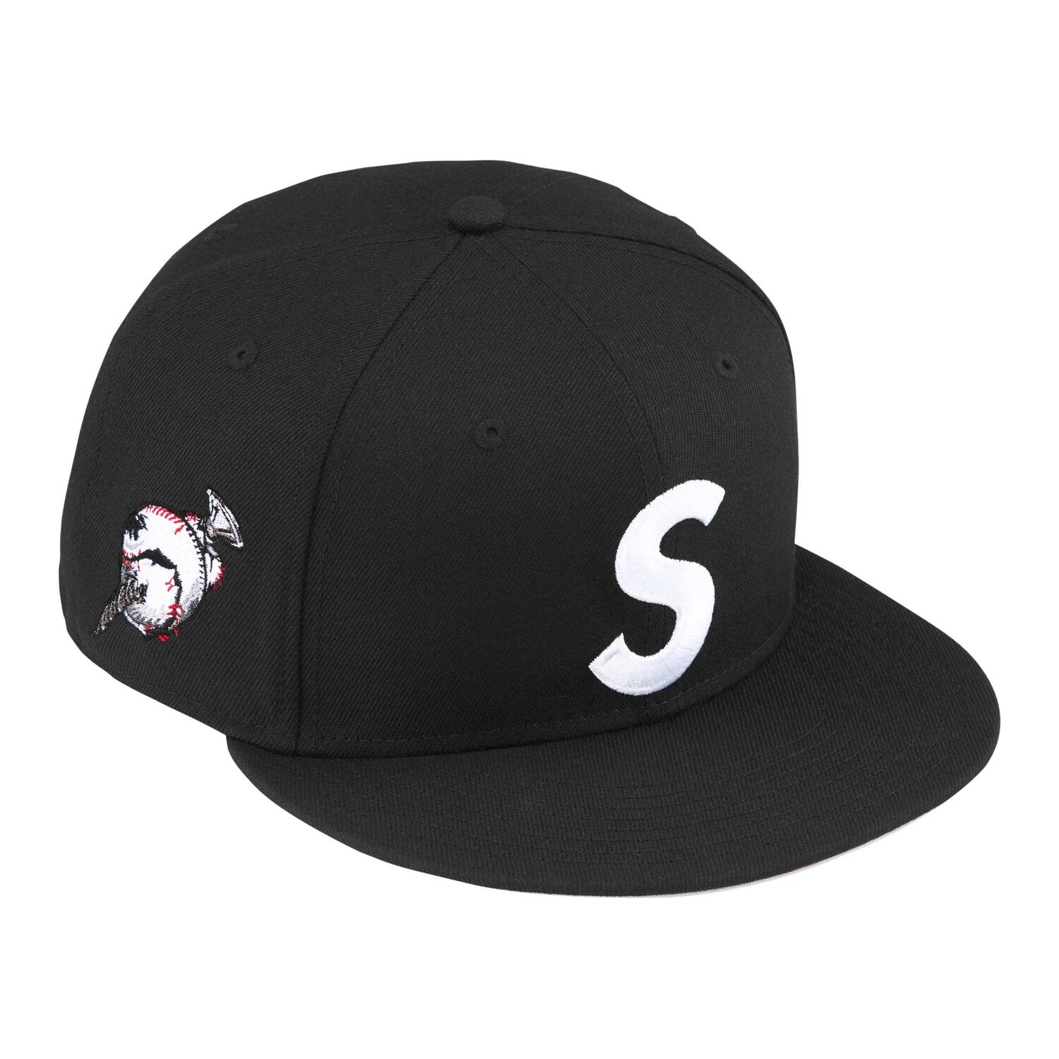 

Supreme Шестипанельная кепка с логотипом, Black