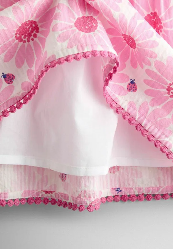 Повседневное платье стандартного кроя Jojo Maman Bébé, Pink — фото 3