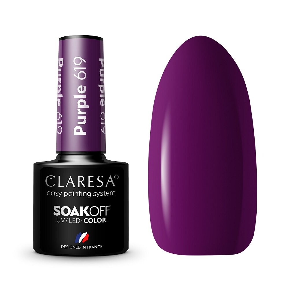

Claresa, гибридный лак 619, 5 мл