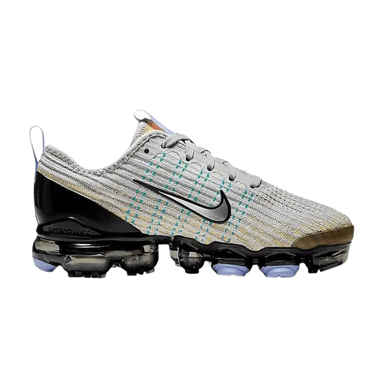 

Кроссовки Nike Air VaporMax Flyknit 3 GS 'Grey Fog', серый