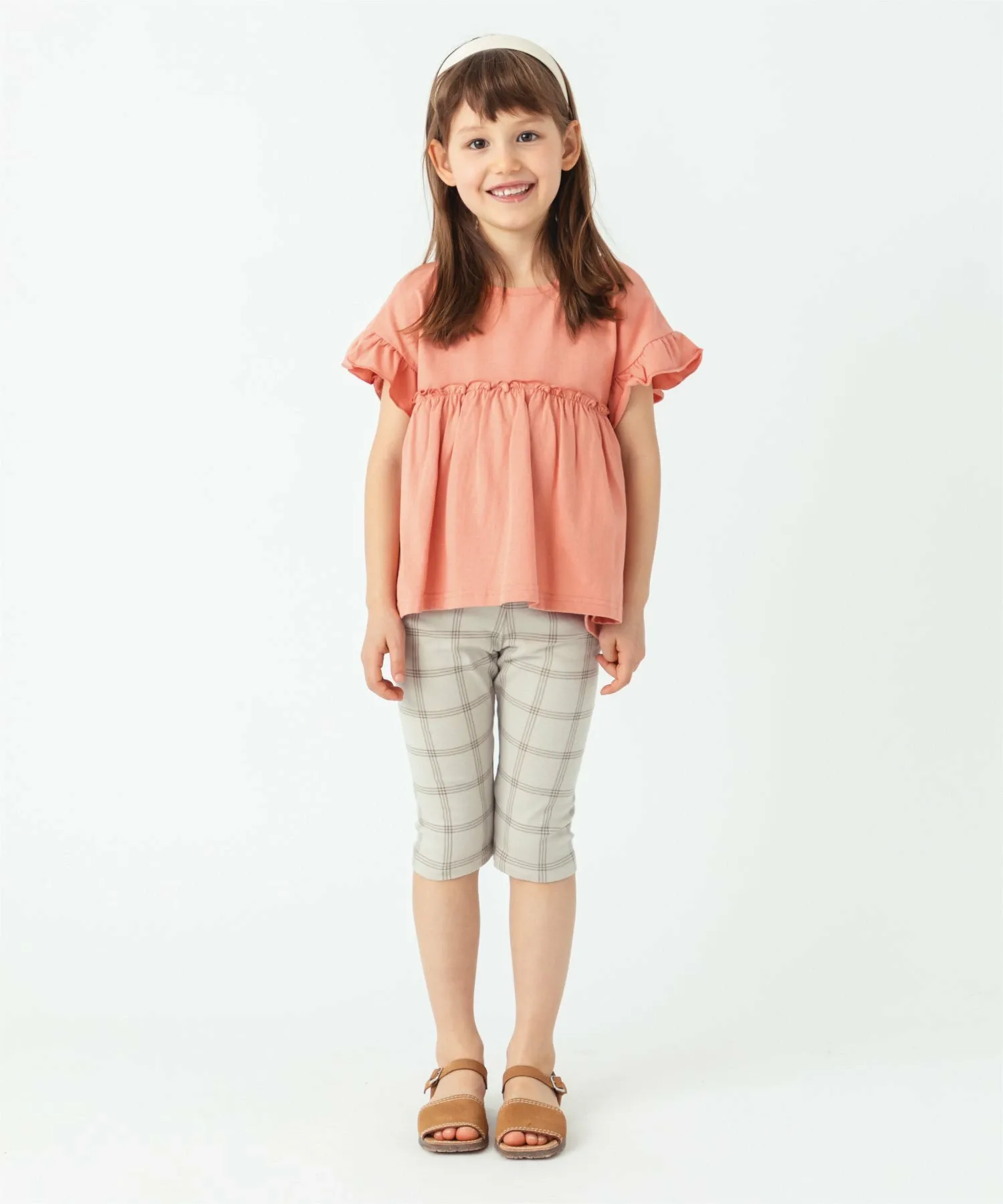 Леггинсы с принтом 6 дюймов Ever Closet, Graph Beige — фото 3