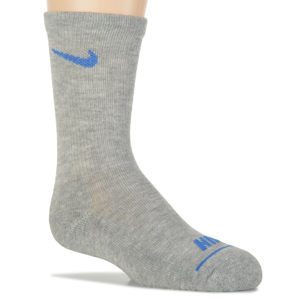 Набор из 6 детских молодежных носков с мягкой подкладкой размера X Nike, красный — фото 3