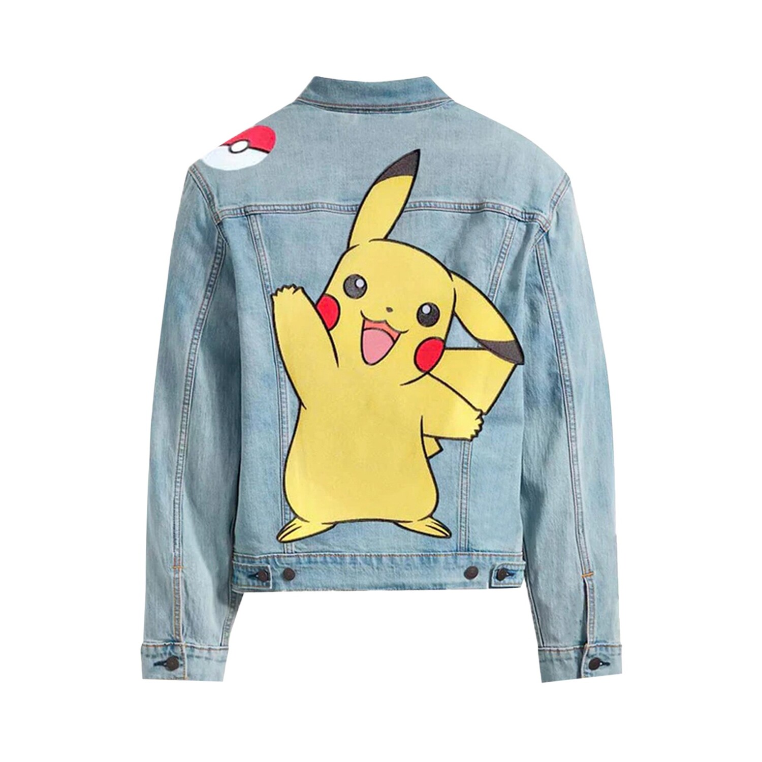 Куртка Levis x Pokémon Vintage Fit Trucker, цвет Легкая стирка — фото 2
