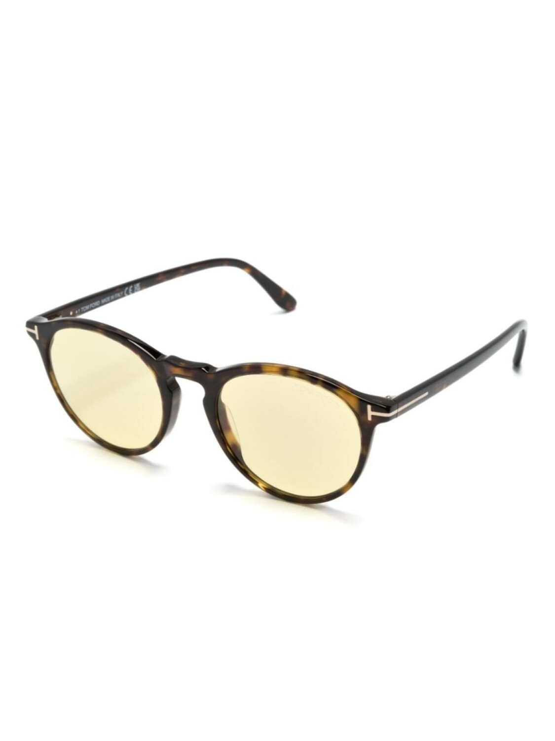 TOM FORD Eyewear солнцезащитные очки Arele черепаховой расцветки, коричневый — фото 2