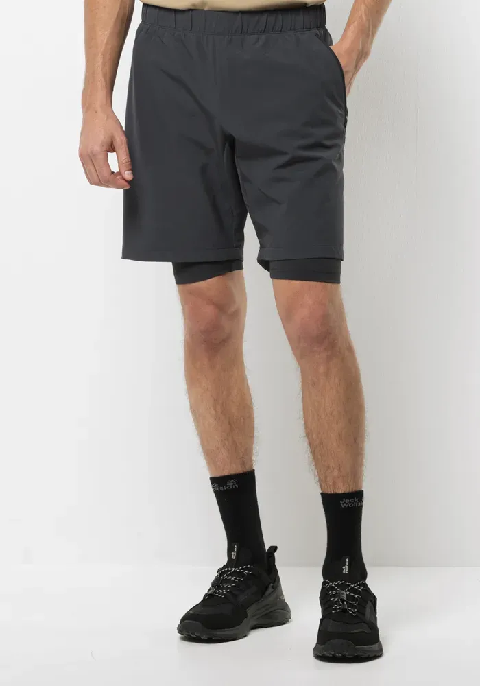 

Байкерские брюки Jack Wolfskin "BIKE COMMUTE SHORTS M", цвет Phantom