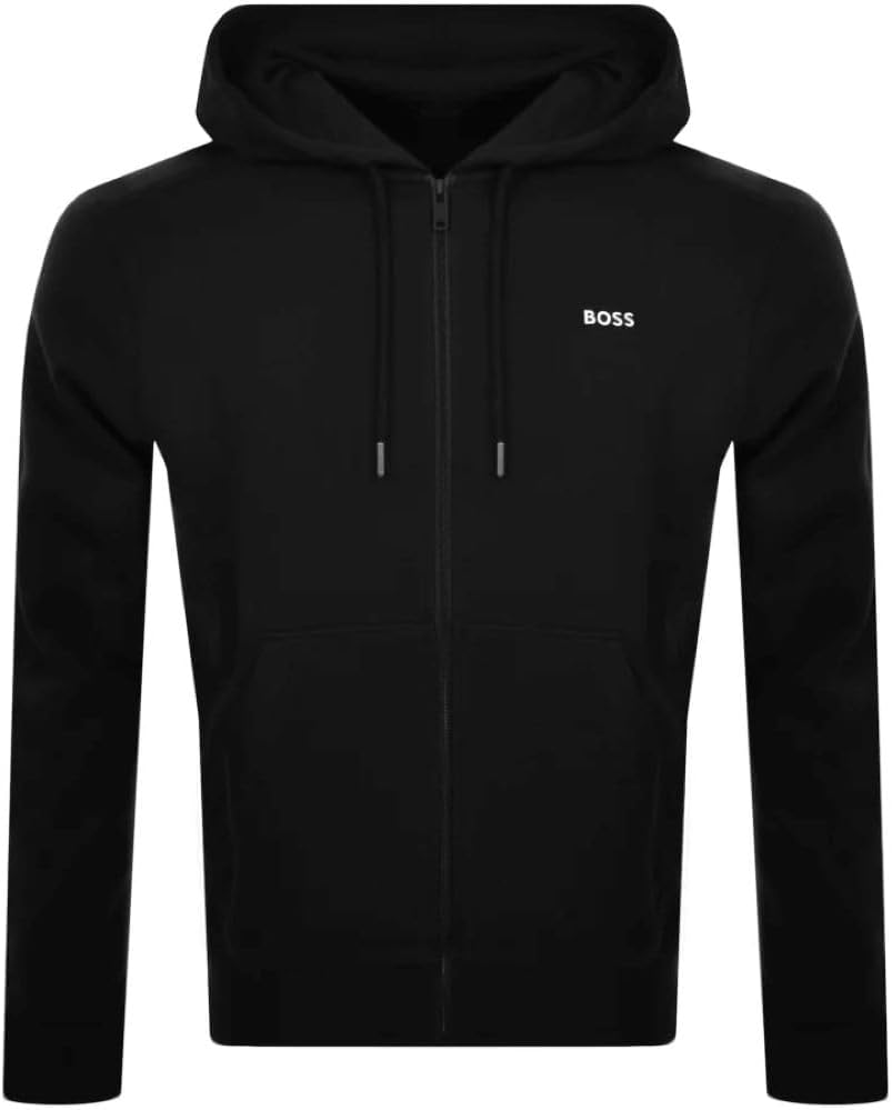 

Мужская толстовка Hugo Boss Ze Titano с застежкой-молнией, черная
