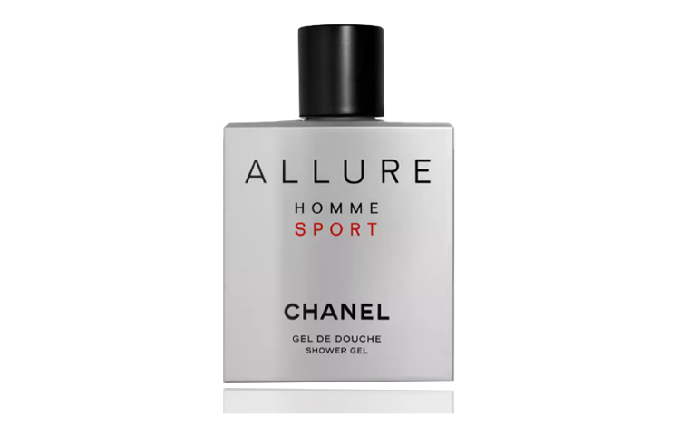 Спортивный мужской гель для душа очищающий 200ml CHANEL — фото 3