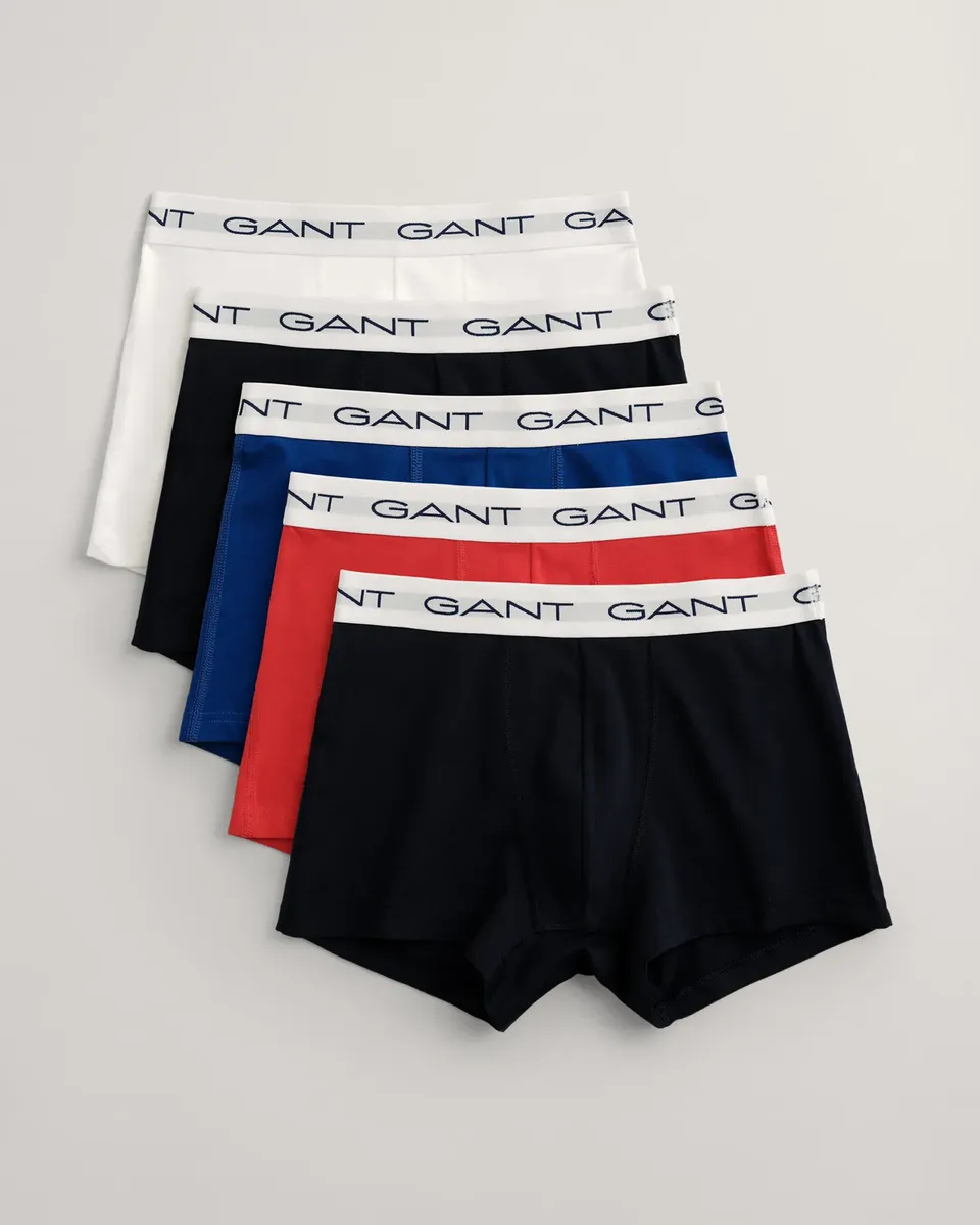 

Трусы-боксеры Gant "TRUNK 5-PACK" (упаковка, 5 шт., 5 шт.), с эластичным поясом с логотипом GANT, цвет Bunt