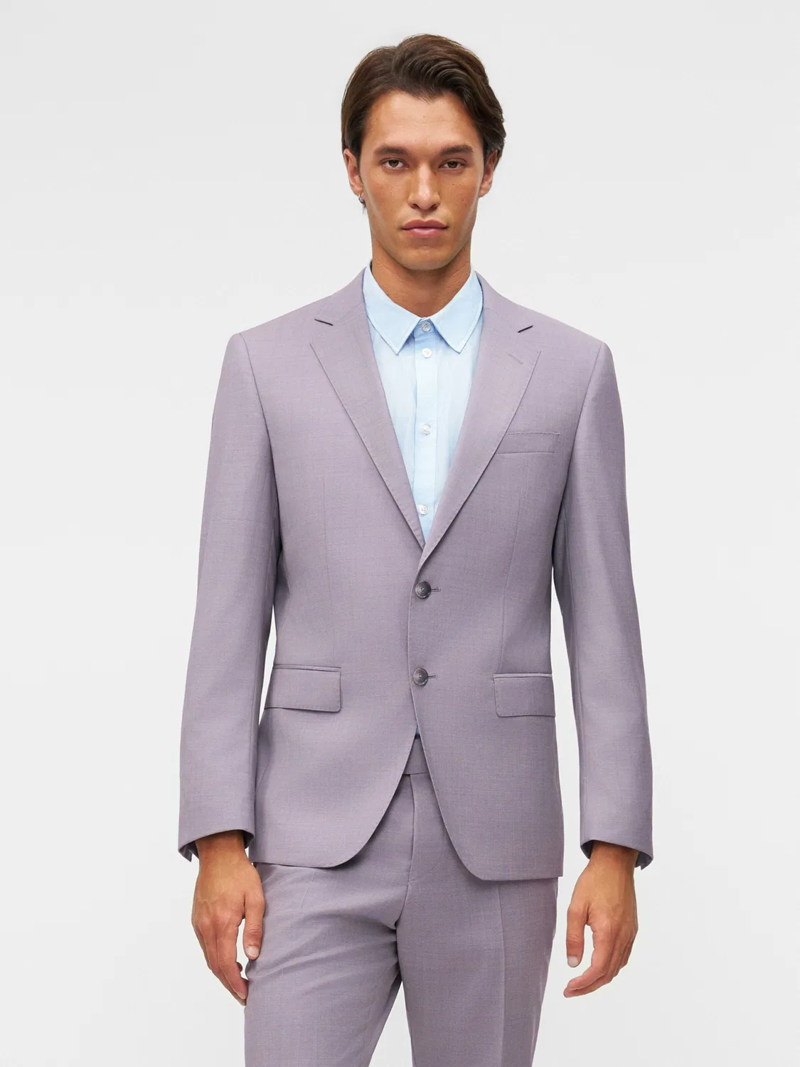 Костюм Boss Regular Suit H-Huge темно-серого цвета — фото 3