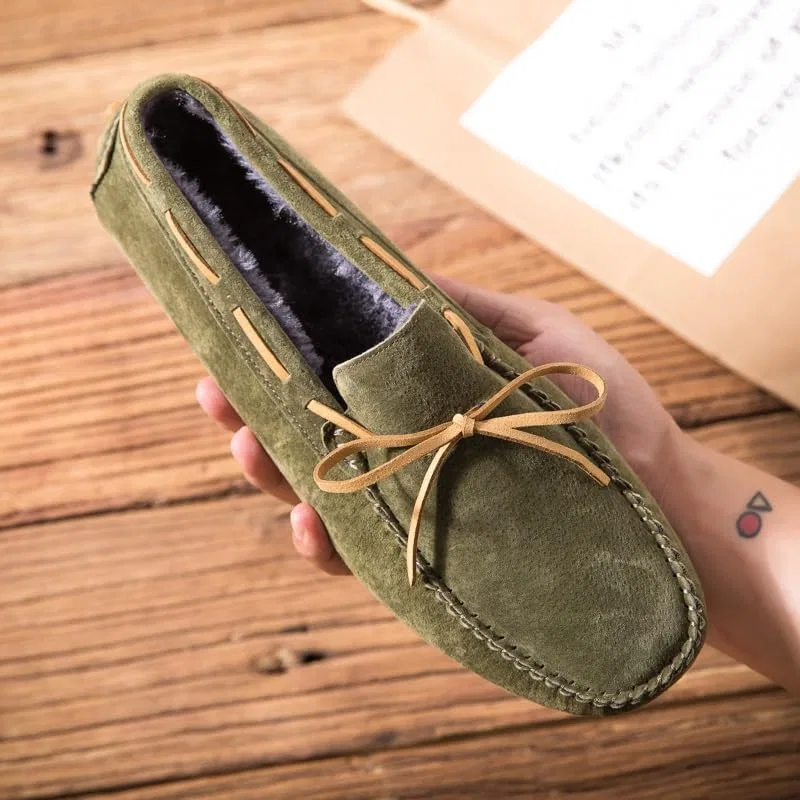 Лоферы мужские на плоской подошве, Army Green SayfuR — фото 2