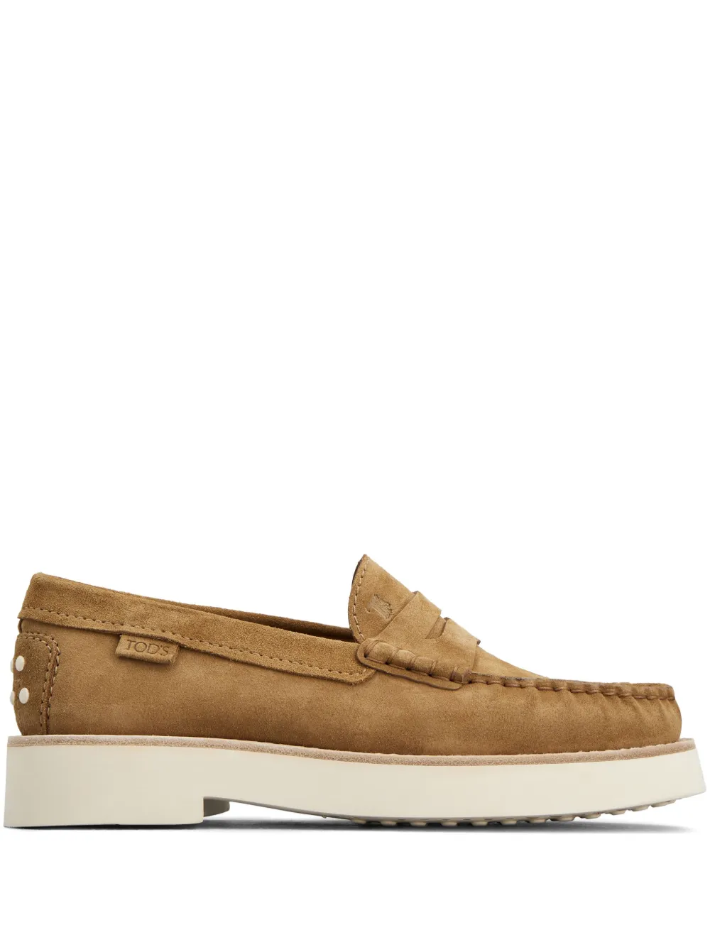 

Лоферы с тисненым логотипом TOD'S, коричневый