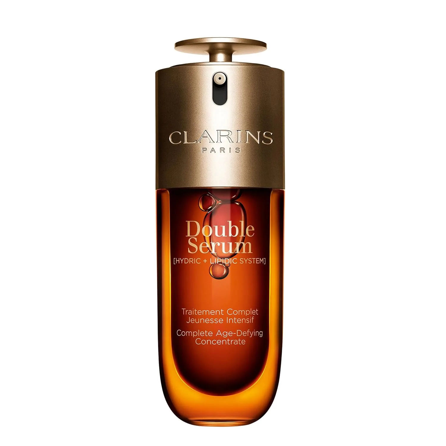 Сыворотка Clarins — DOUBLE SERUM | Антивозрастная для лица | Заметно подтягивает, разглаживает, придает