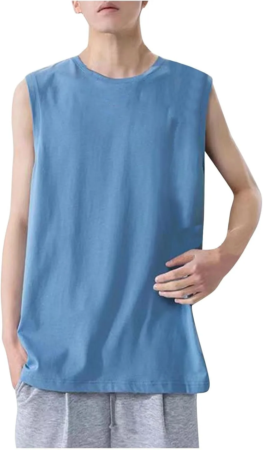 

Мужская майка без рукавов Cotton для тренировок