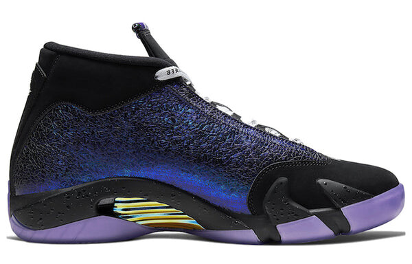Кроссовки 14 retro db 'doernbecher' 2019 Air Jordan, черный — фото 2