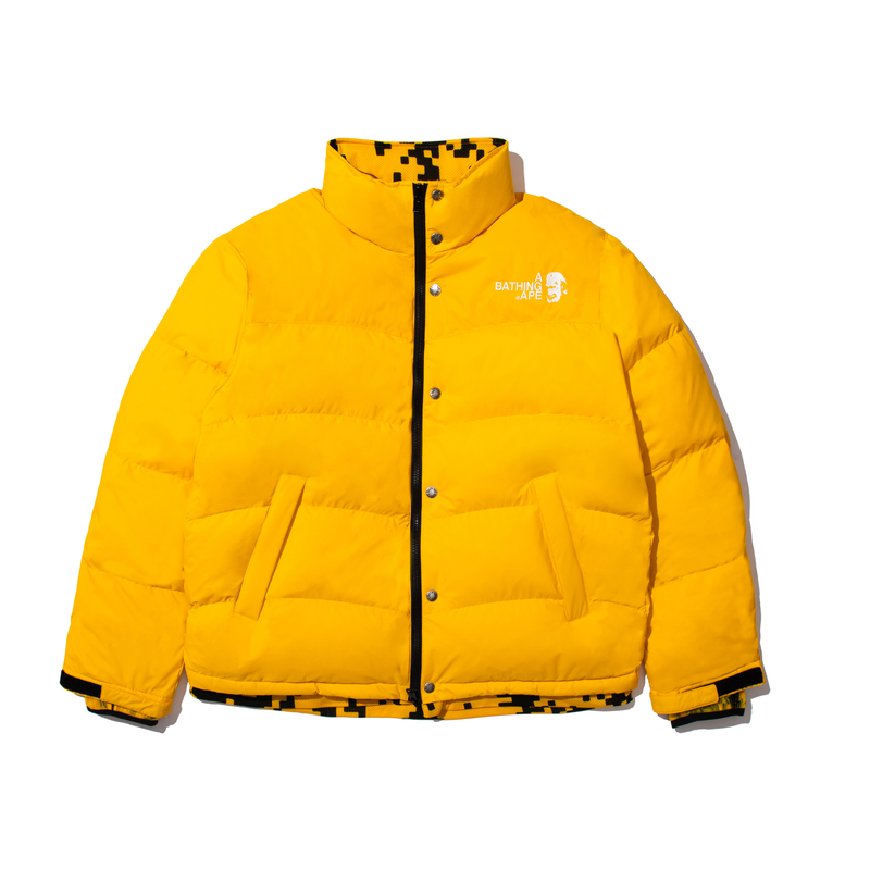 

Куртка пуховая Kazuki Kuraishi FW25 мужская A BATHING APE, желтый